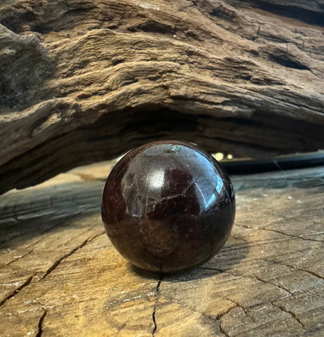 Kelowna Crystal Cave - Garnet Sphere