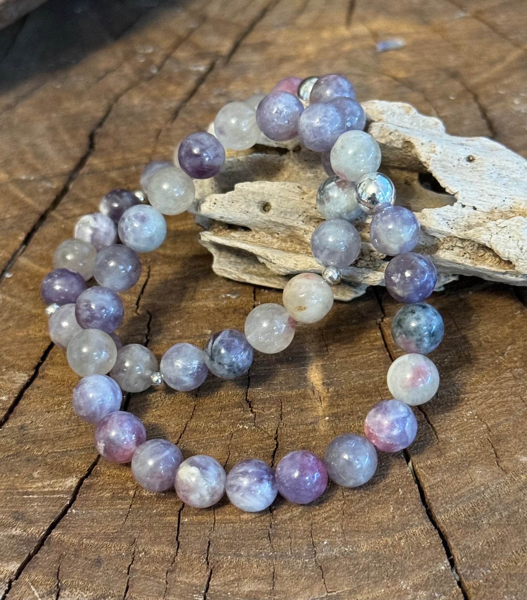 Fancy Beads - 8mm Unicorn Stone Bracelet