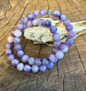 Fancy Beads - 8mm Lepidolite Bracelet