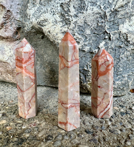 Kelowna Crystal Cave - Red Vein Jasper Tower