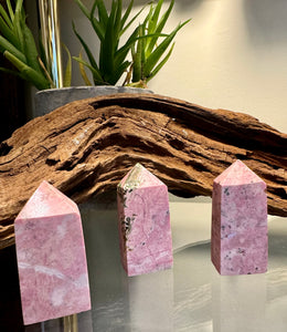 Kelowna Crystal Cave - Peruvian Rhodonite Obelisk