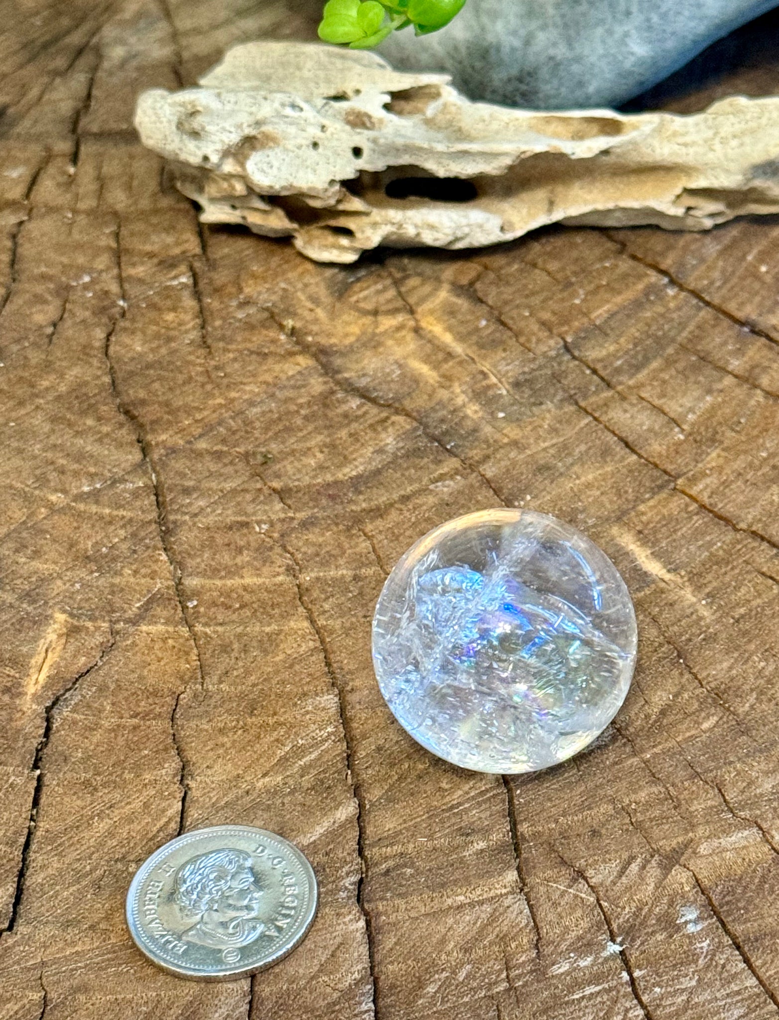 Kelowna Crystal Cave - Clear Quartz Sphere