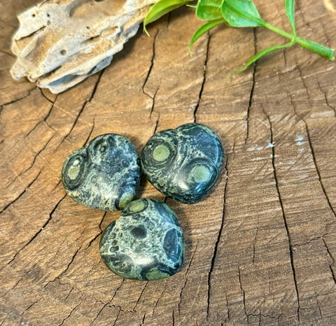 Kelowna Crystal Cave - Small Kambaba Jasper Hearts