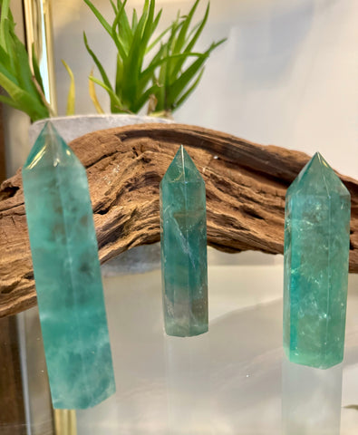 Kelowna Crystal Cave - Green Fluorite Tower