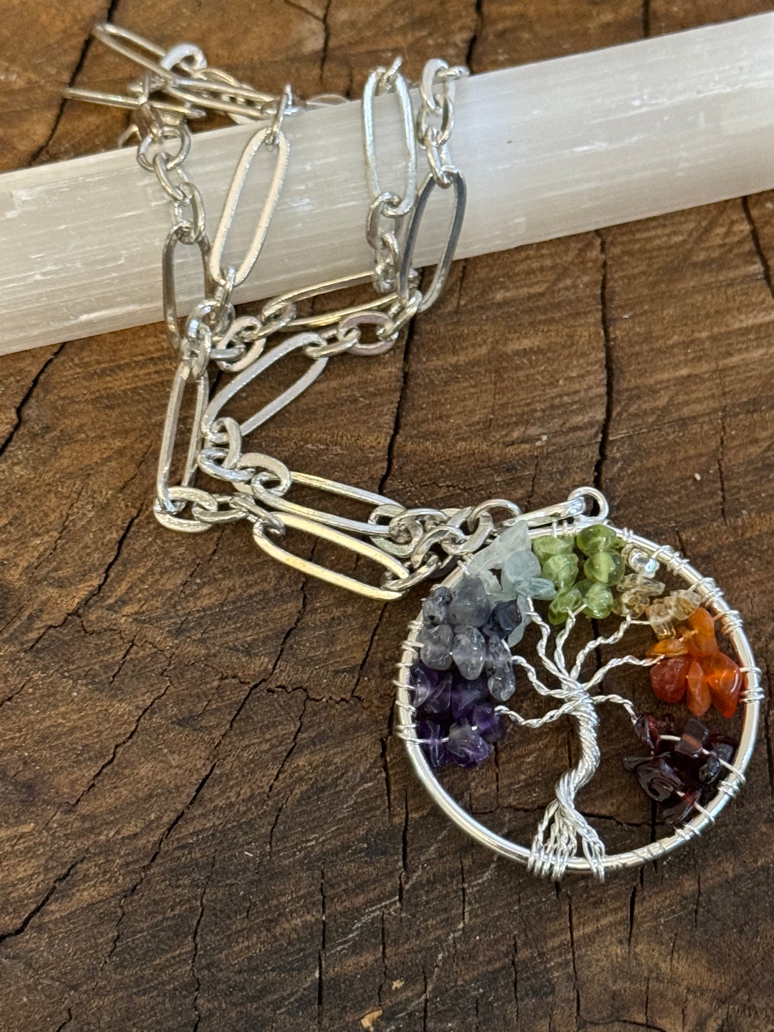 Fancy Beads - Tree of Life Chakra Necklace