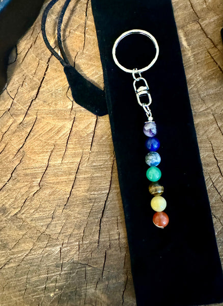 Fancy Beads - Chakra Keychain