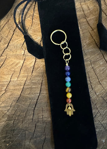 Fancy Beads - Chakra Keychain