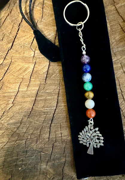 Fancy Beads - Chakra Keychain