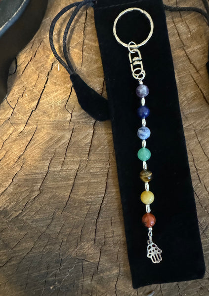 Fancy Beads - Chakra Keychain