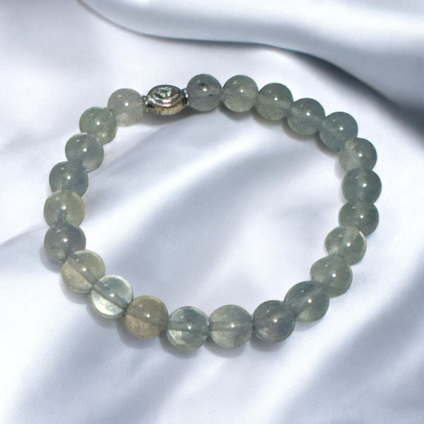 Fancy Beads - 8mm Blue Fluorite Bracelet