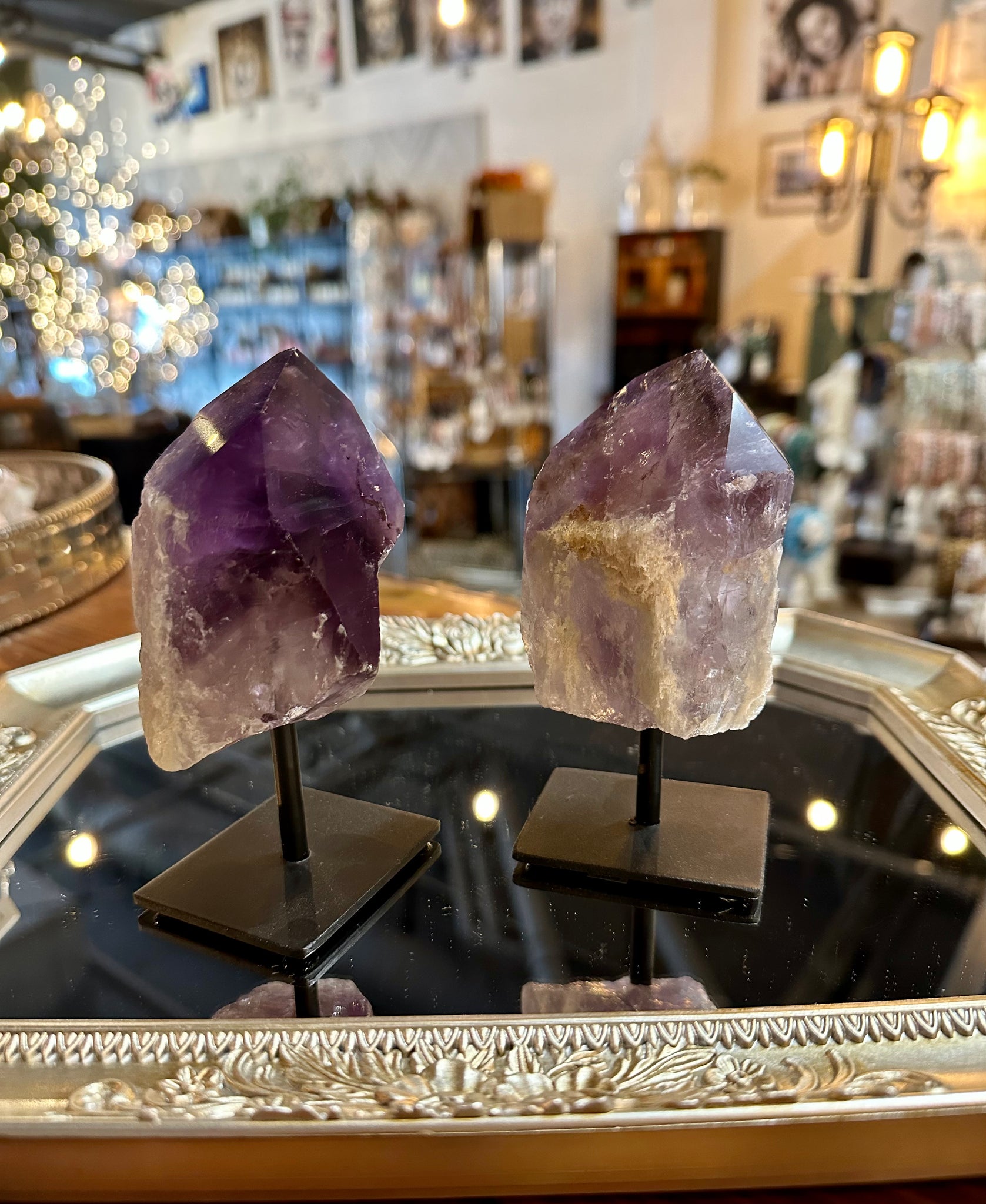 Kelowna Crystal Cave - Amethyst Point On Base