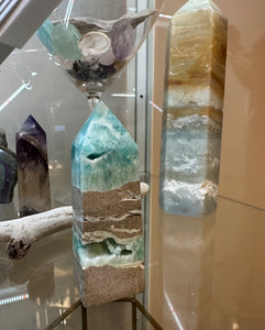 TRUE ART KELOWNA - Caribbean Calcite Tower Rough Point