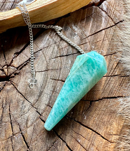 TRUE ART KELOWNA - Amazonite Pendulum