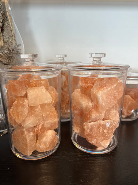 Kelowna Crystal Cave - Himalayan Salt Jars (Large Chunks)