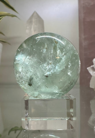 Kelowna Crystal Cave - Green Fluorite Sphere