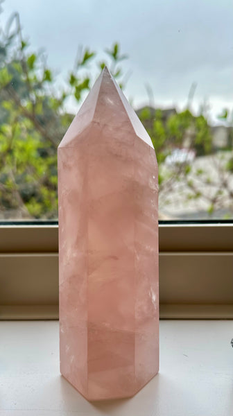 Kelowna Crystal Cave - Rose Quartz Tower Medium/Large