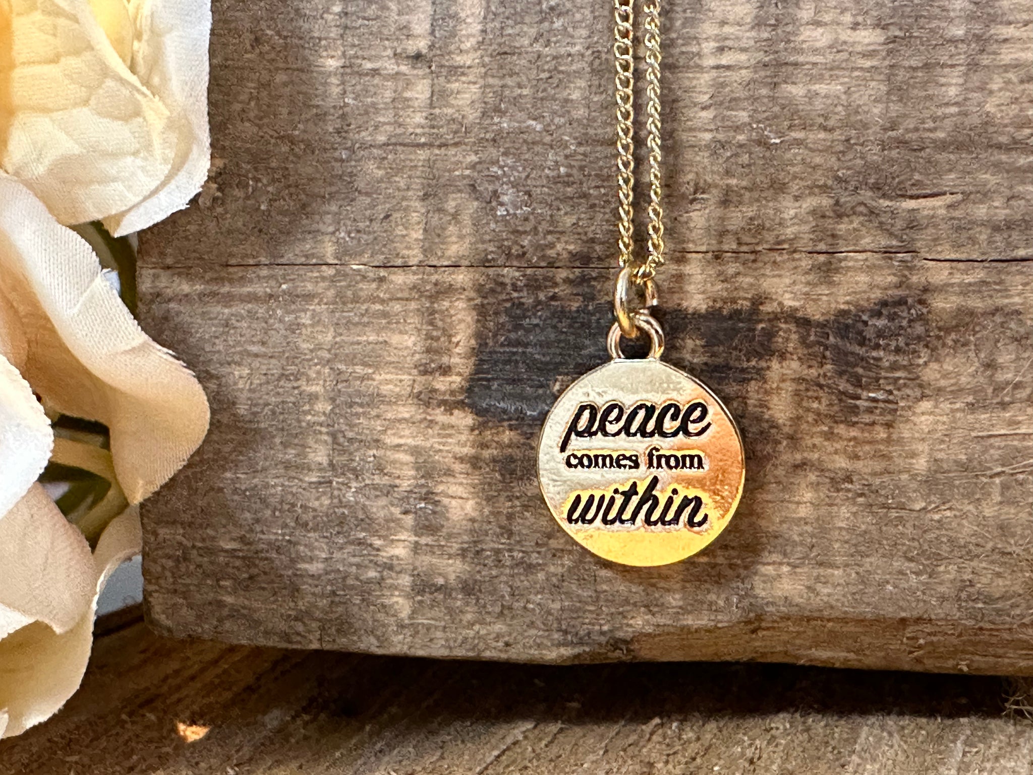 Blazin Creationz - Peace comes from within Necklace