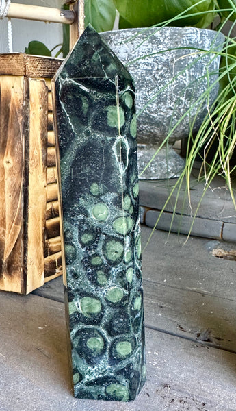 Kelowna Crystal Cave - Large and XL Kambaba Jasper Tower