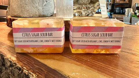 S & M Soap Co - Citrus Sugar Scrub Bar