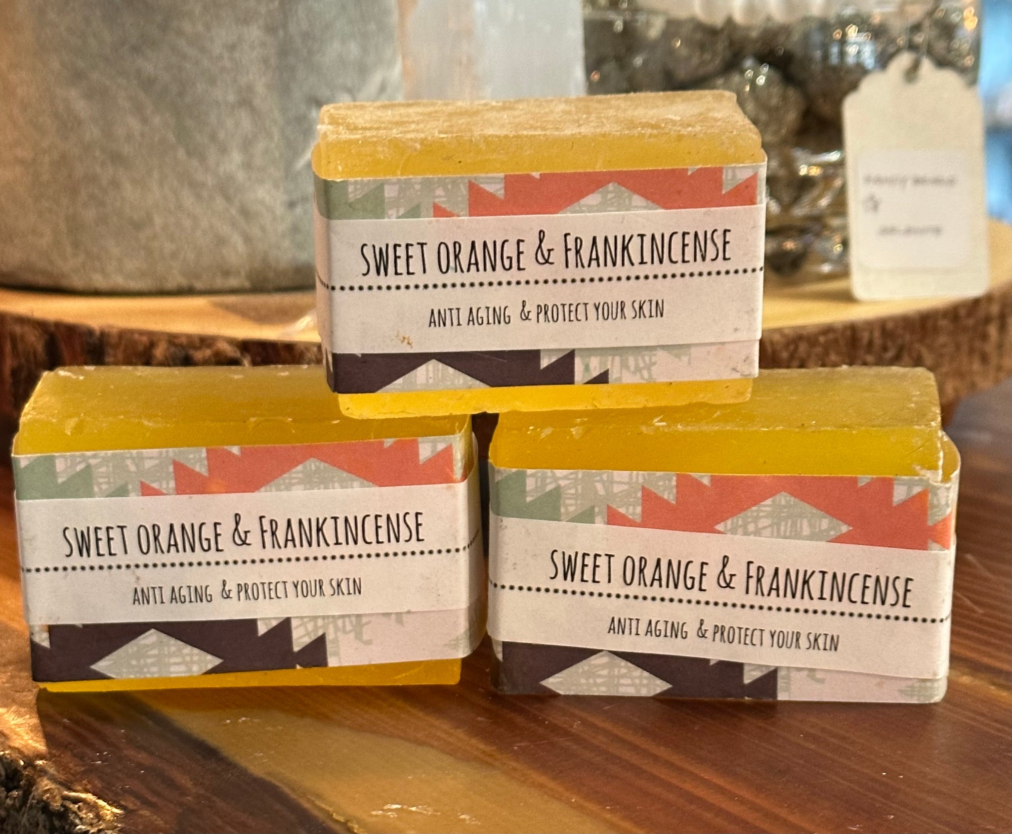 S & M Soap Co - Sweet Orange & Frankincense Soap