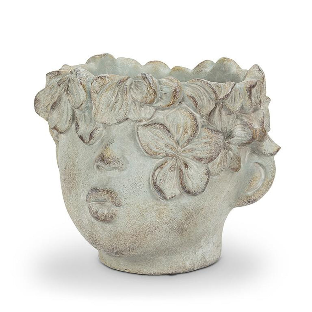 TRUE ART KELOWNA - Large Kissing Face Planter 7 inches h