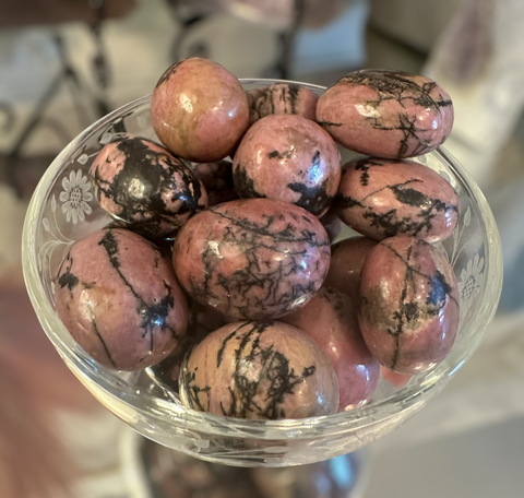 Kelowna Crystal Cave - Large Rhodonite Tumbles