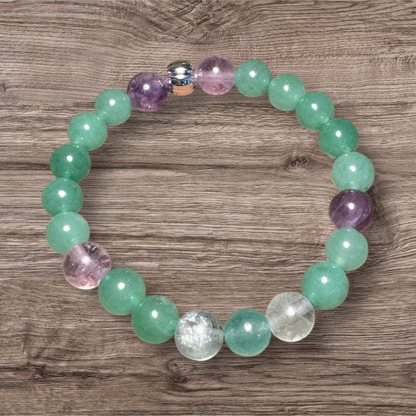 My Two Daughters Jewelry - Libra Green Aventurine and Fluorite Zodiac Bracelet