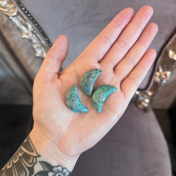 Kelowna Crystal Cave - Mini Crystal Moons Amazonite