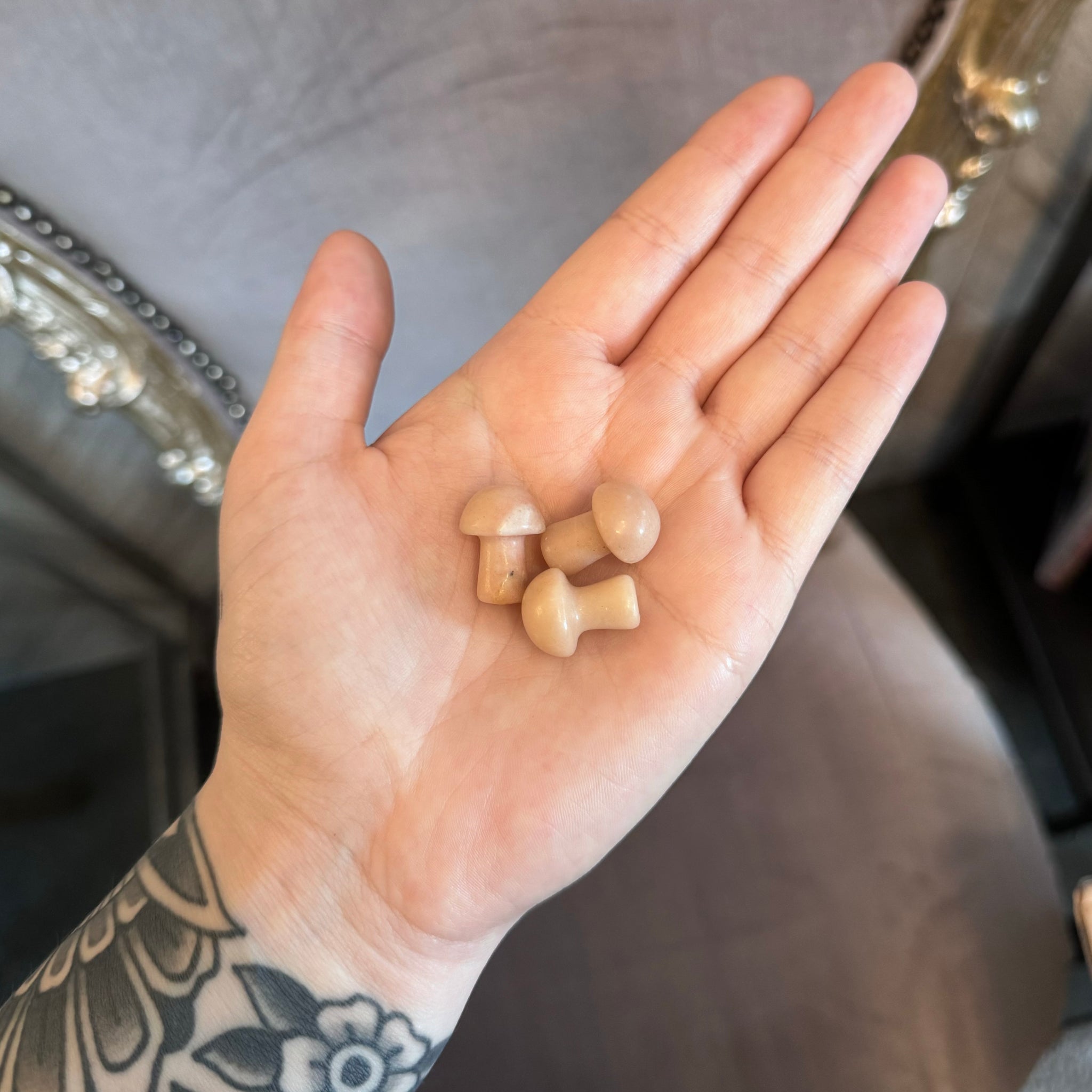 Kelowna Crystal Cave - Mini Pink Aventurine Mushrooms