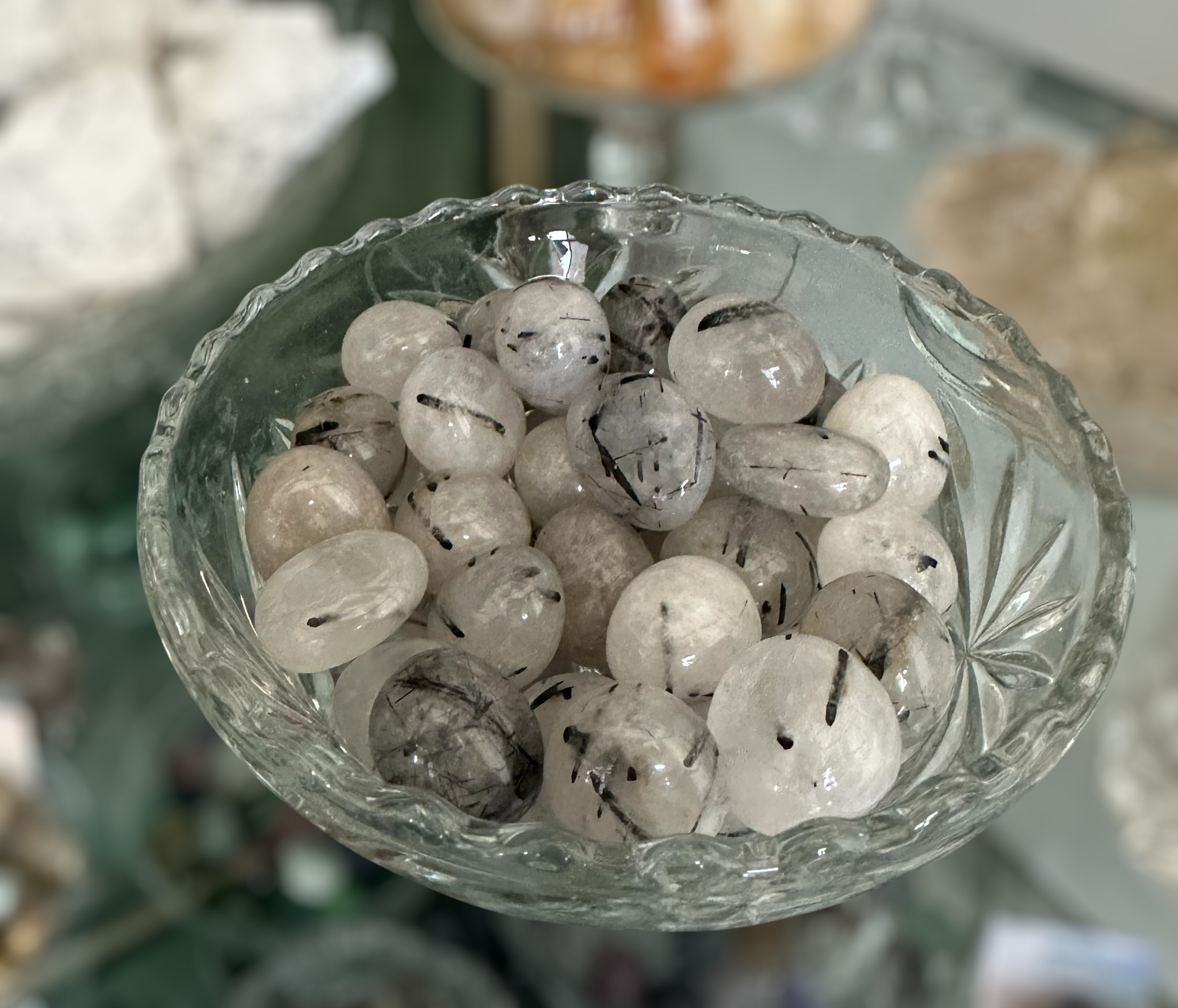 Kelowna Crystal Cave - Natural Tourmaline Tumbled Stone