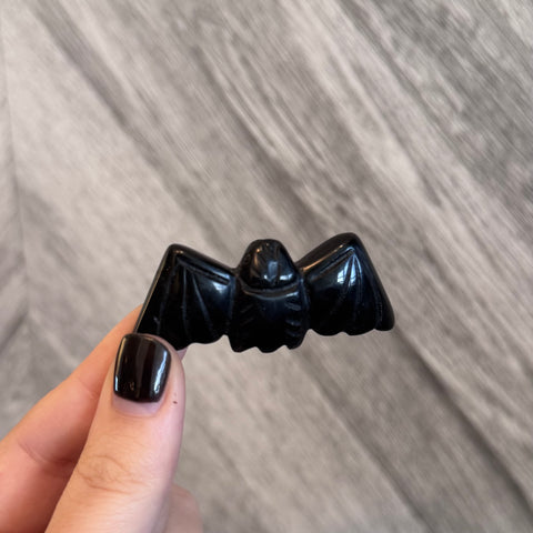 Kelowna Crystal Cave - Obsidian Bat