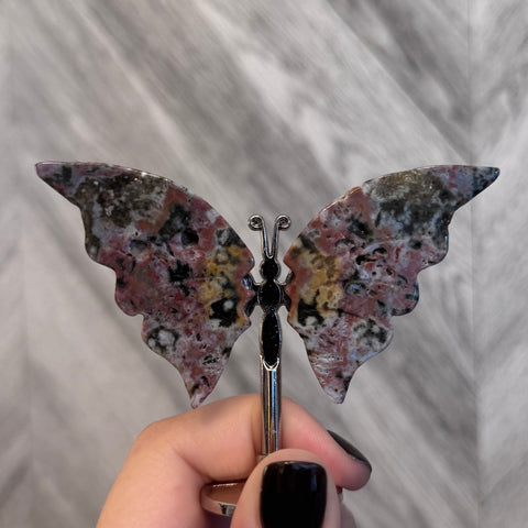 Kelowna Crystal Cave - Ocean Jasper Crystal Butterfly 