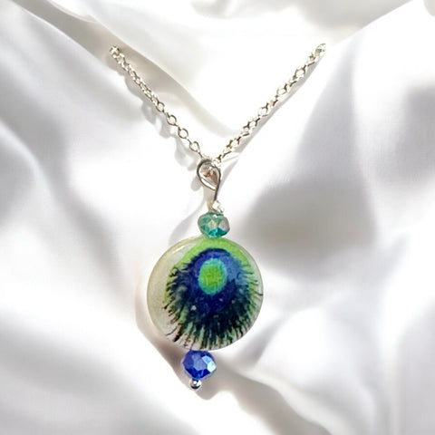 My Two Daughters Jewelry - Peacock Pearl Necklace