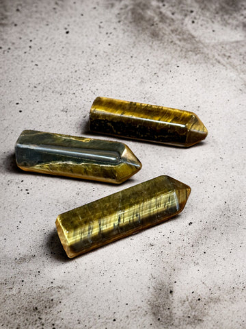 Kelowna Crystal Cave - Pencil Points Tigers Eye