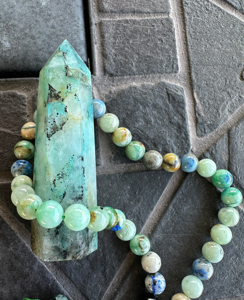 My Two Daughters Jewelry - Phoenix Pine Tower and bead Strand
