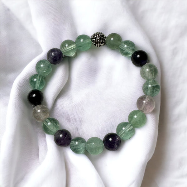 Fancy Beads - 8MM Fluorite Bracelet
