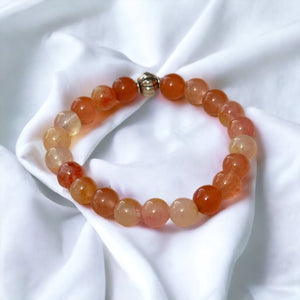 Fancy Beads - 8mm Fire Jade & Mixed Stone Bracelet