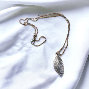Blazin Creationz - Feather Necklace & 925 Silver Chain