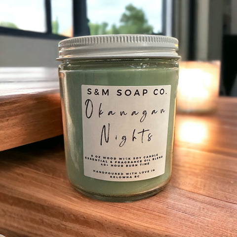 S & M Soap Co - Okanagan Nights Candle