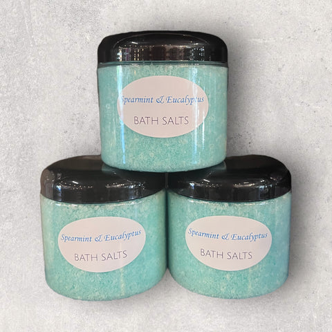 KC Kreations - Spearmint & Eucalyptus Bath Salts