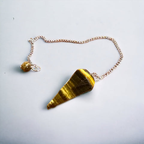 Fancy Beads - Tigers Eye Pendulum