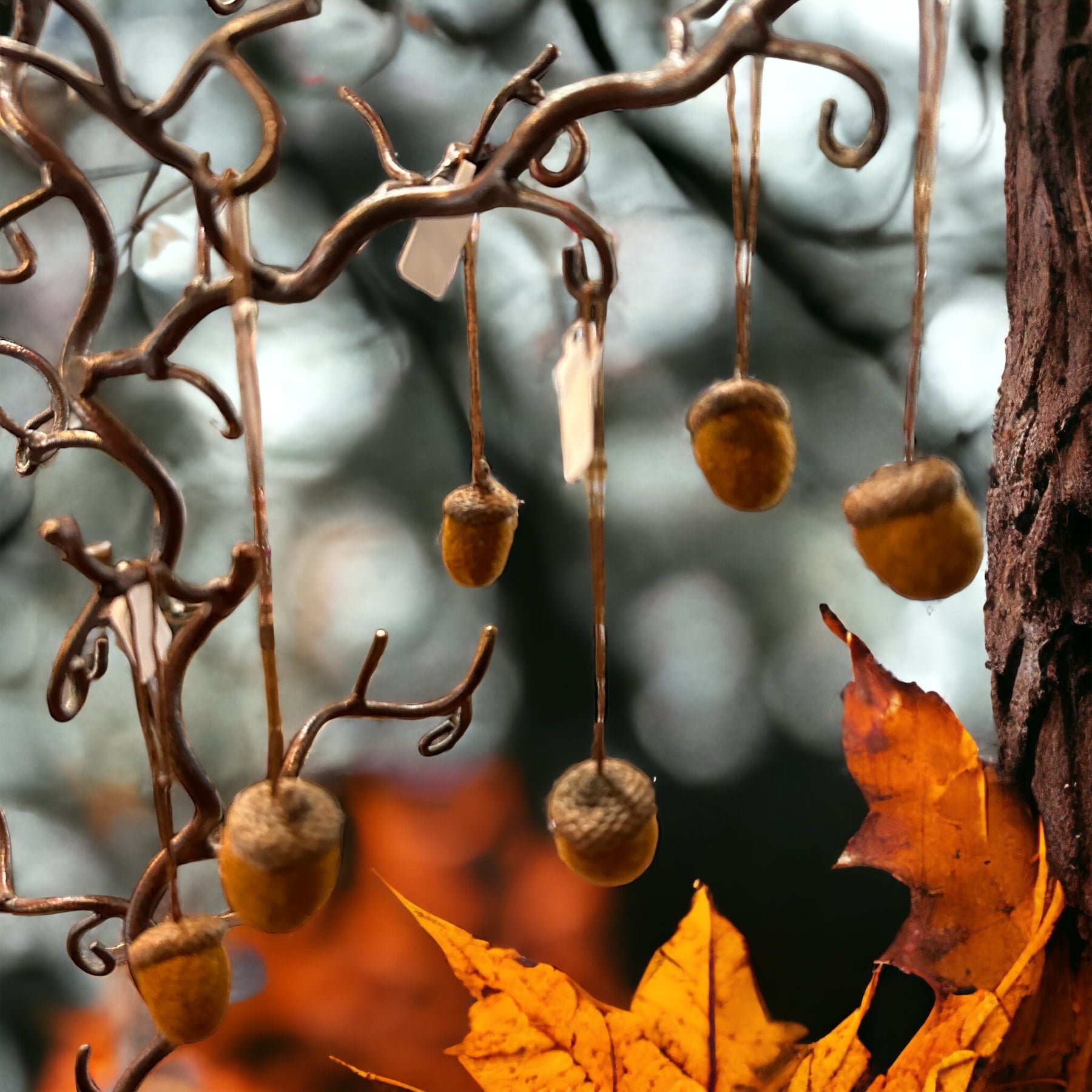 TRUE ART KELOWNA - Felt Acorn Ornaments