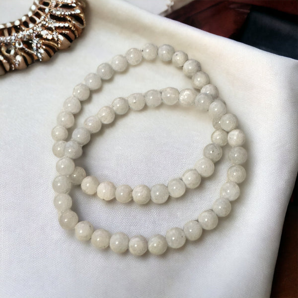 Fancy Beads - Moonstone Bracelet