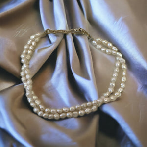 Fancy Beads - Double Stand Pearl Adjustable Bracelet