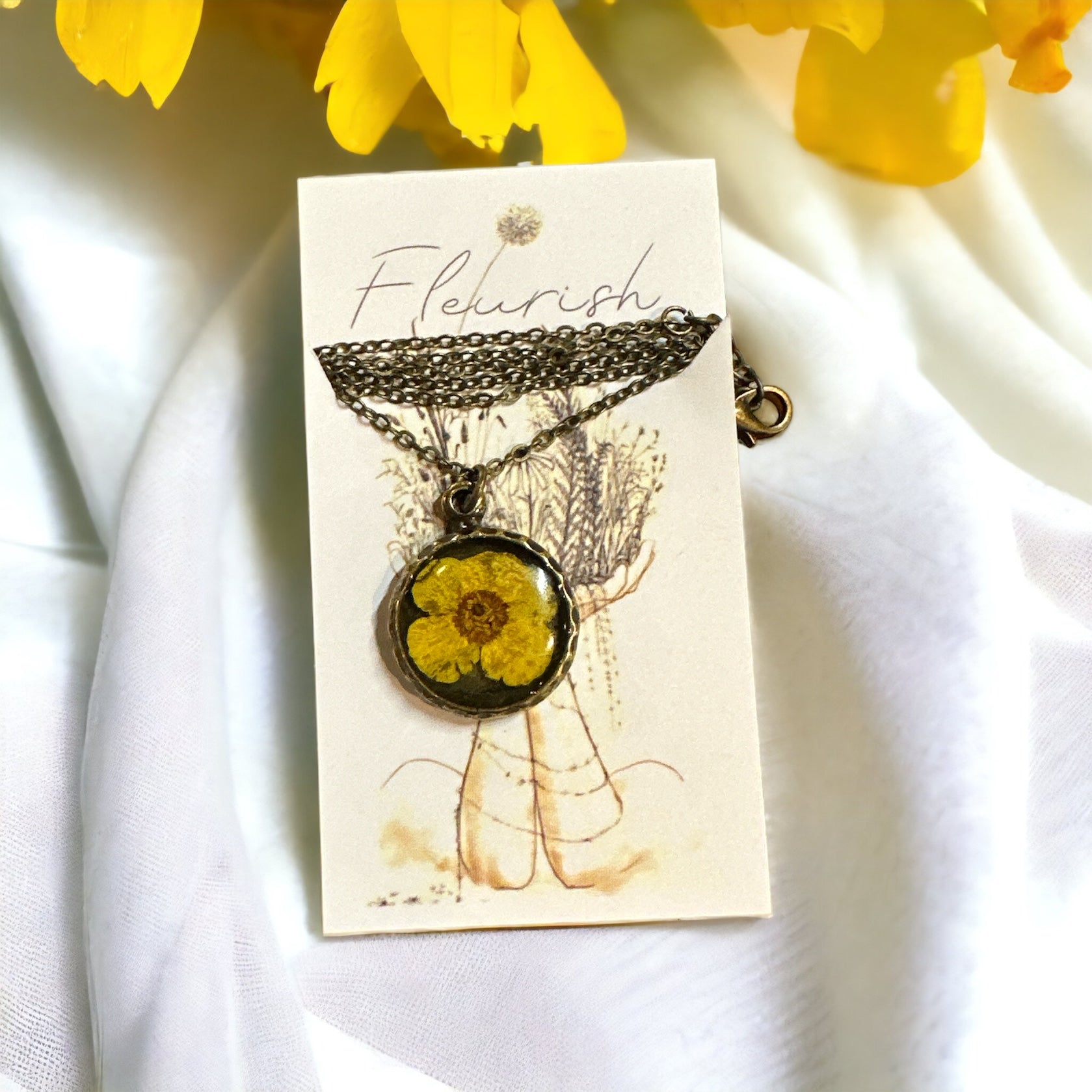 Fleurish Collection - Buttercup Necklace