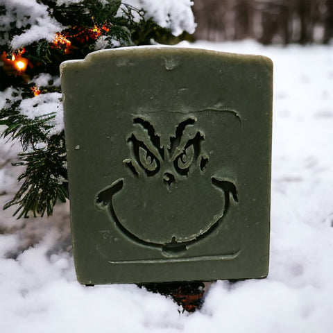 Milklady Soap Co. - Green Grinch Soap