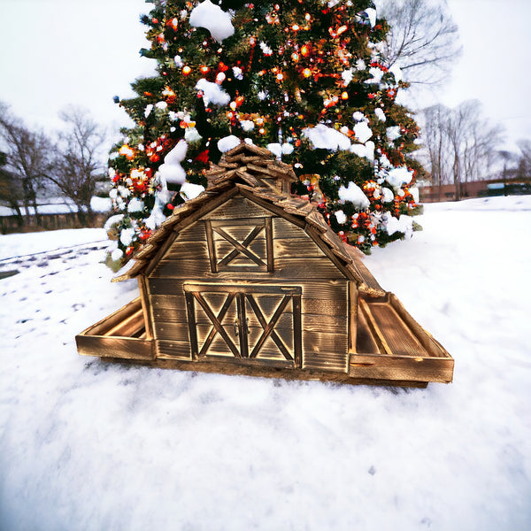 LB - Barn Bird Feeder