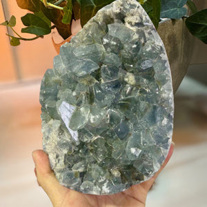 Kelowna Crystal Cave - Celestite Cluster XL