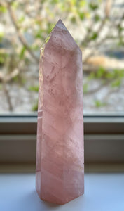 Kelowna Crystal Cave - Rose Quartz Tower Large