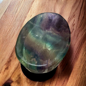 Kelowna Crystal Cave - Rainbow Fluorite Bowl